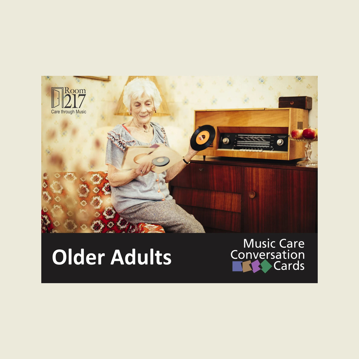 Cartes de conversation Music Care Older Adults, Room 217