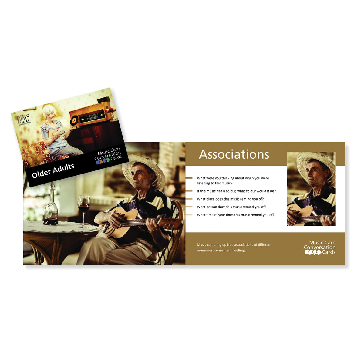 Cartes de conversation Music Care Older Adults, vue 2