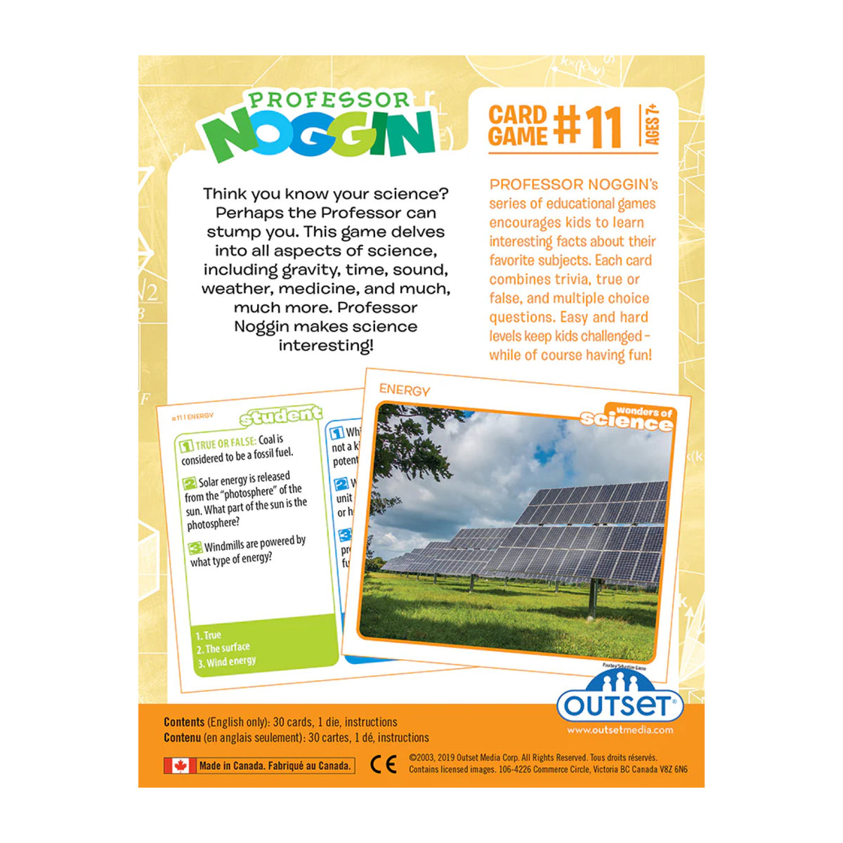 Prof. Noggin's Wonders of Science, vue 2