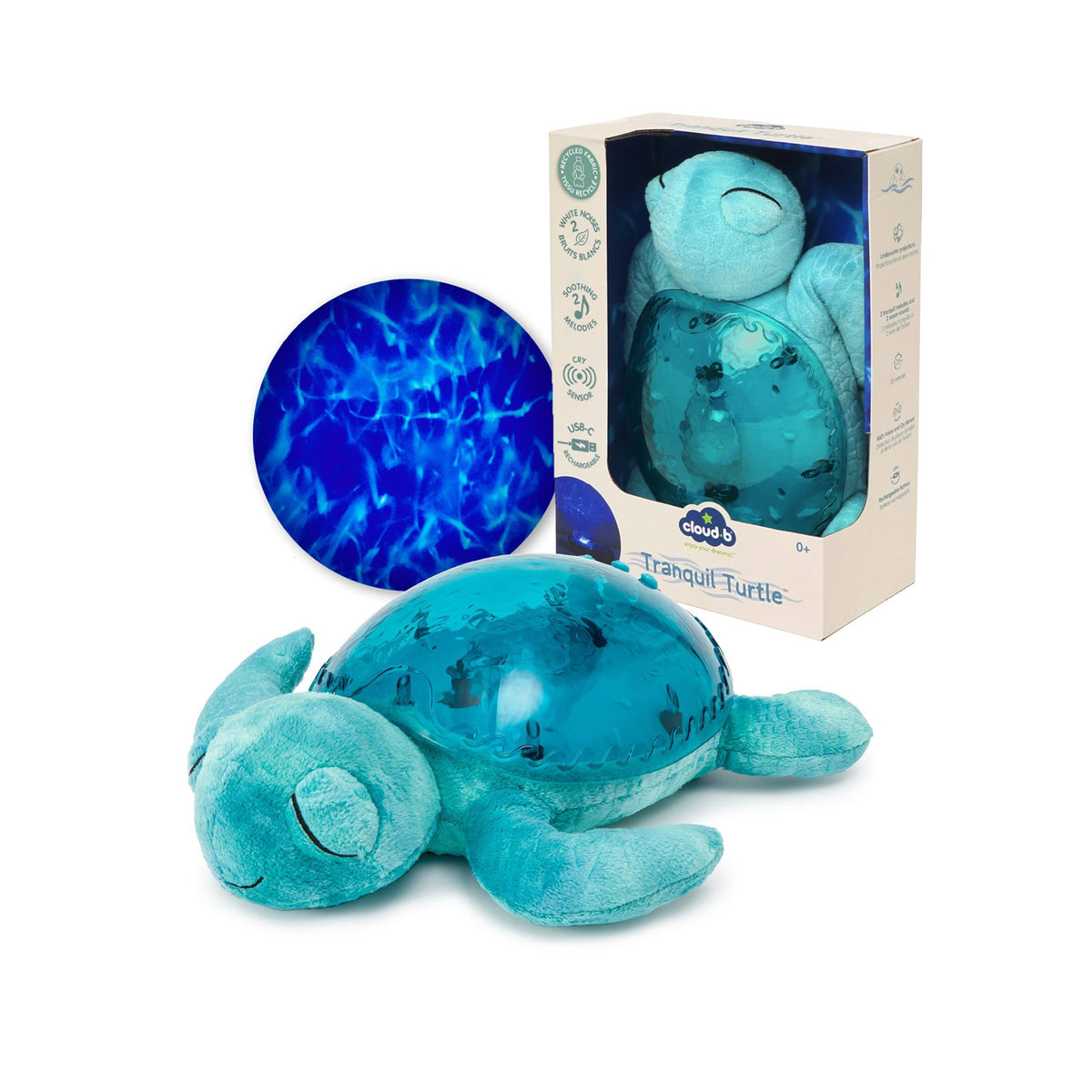 Veilleuse Tortue Tranquille Aqua, Cloud B