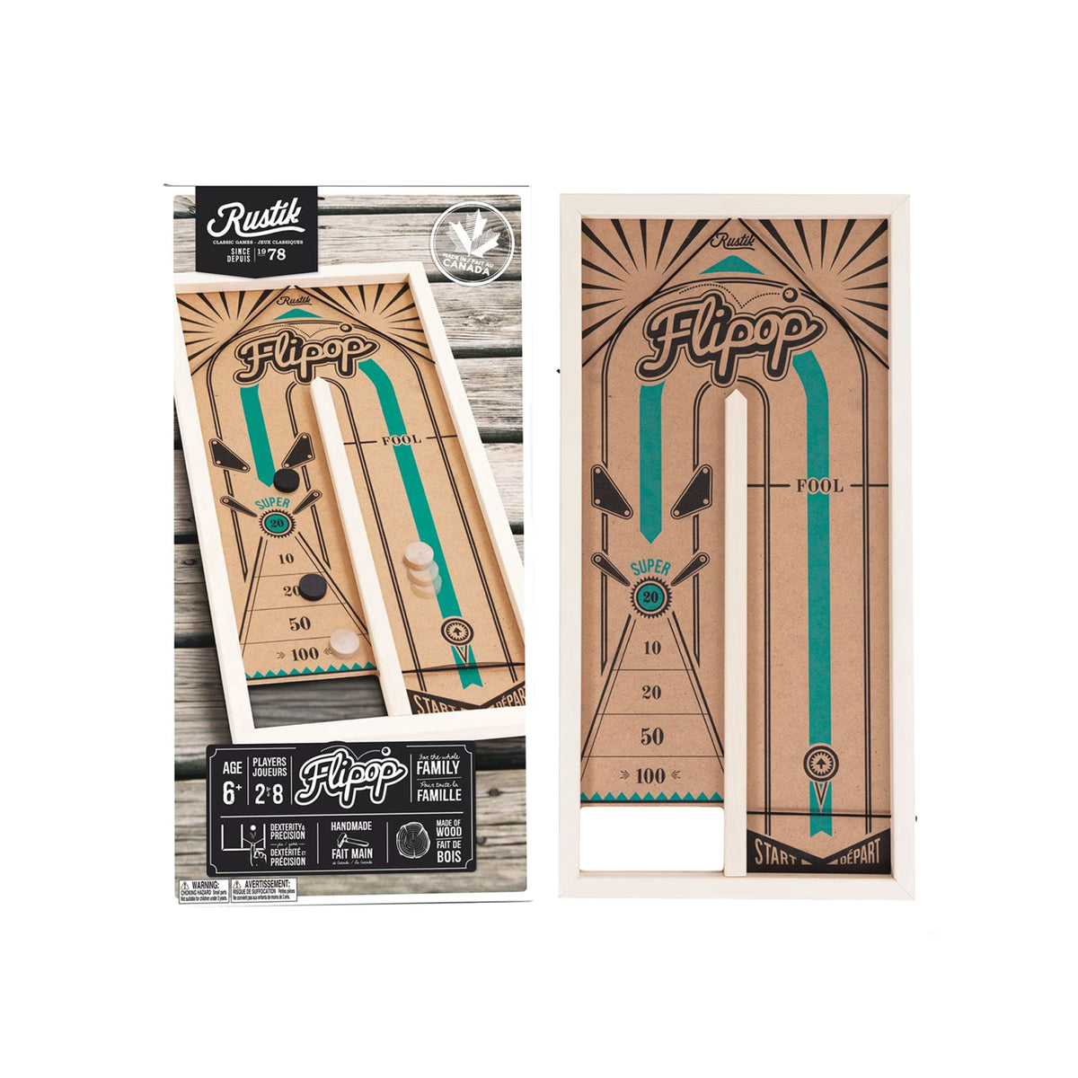 Jeu d'adresse Flipop, Rustik