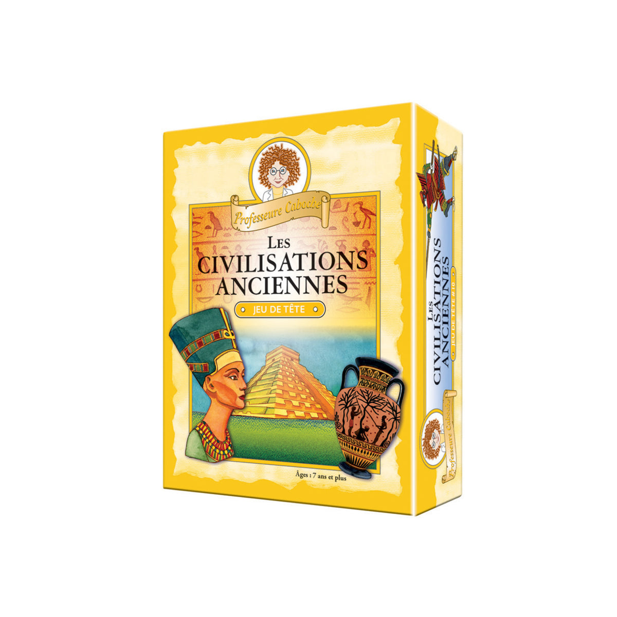 Jeu de trivia Prof. Caboche Les civilisations anciennes, Outset