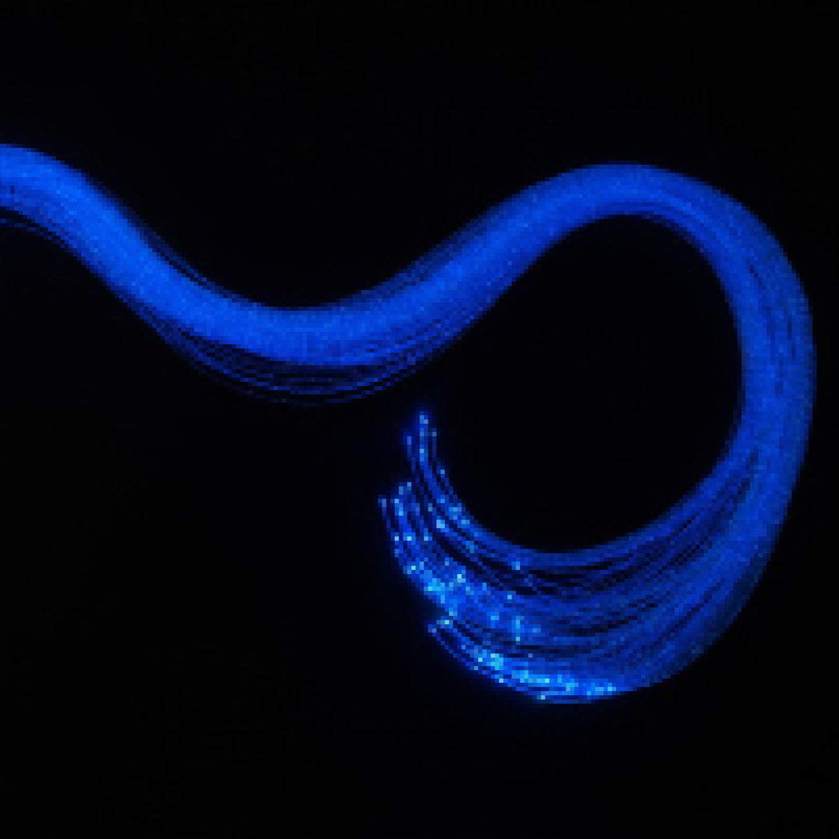 Fibres optiques lumineuses, vue 8