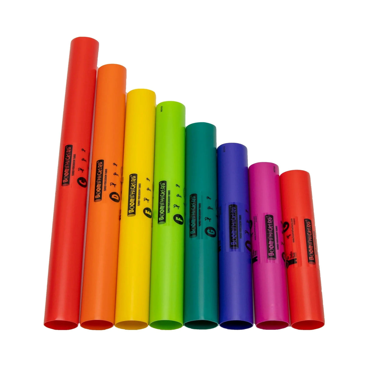 Ensemble de tubes musicaux Boomwhackers (8)