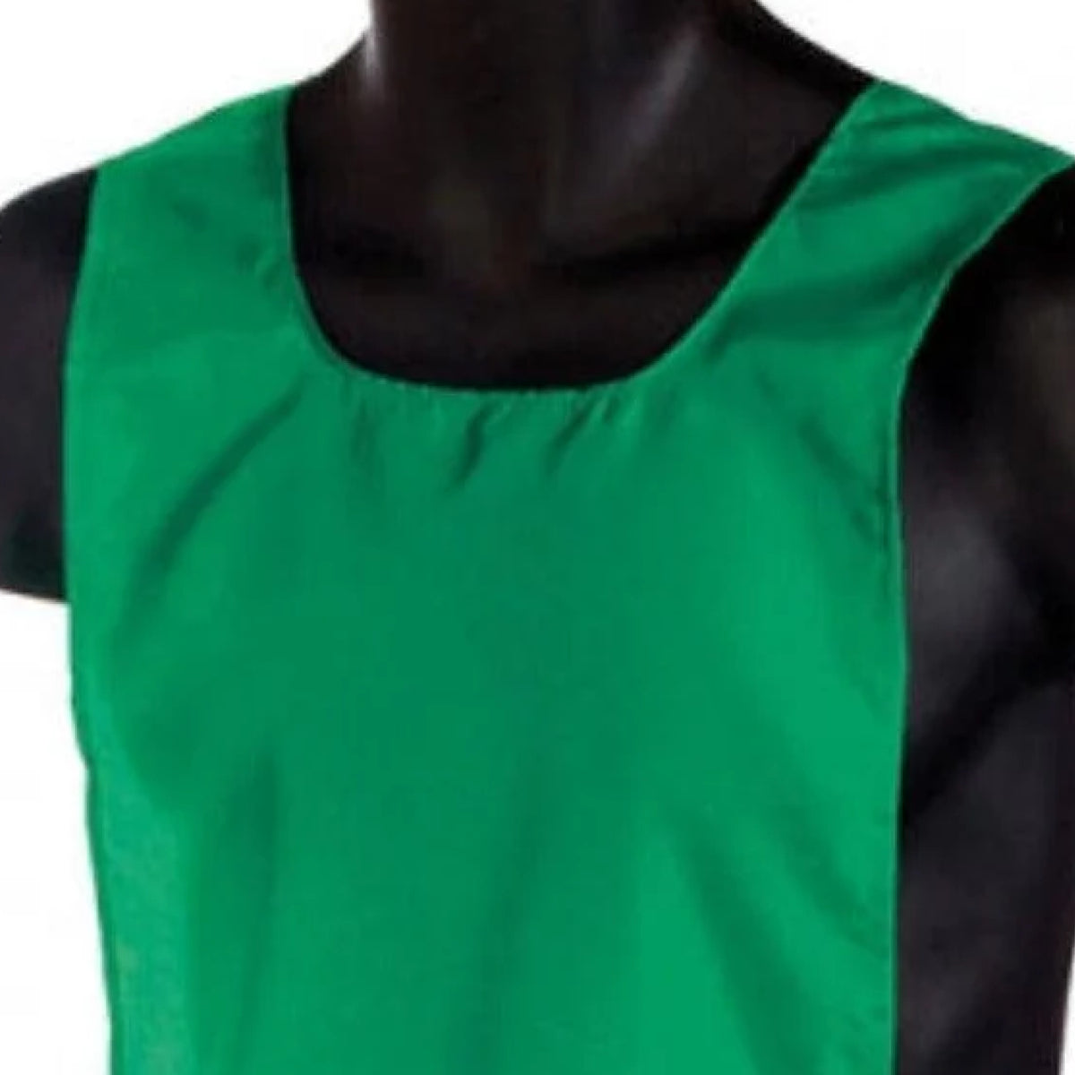 Dossard adulte vert, vue 2