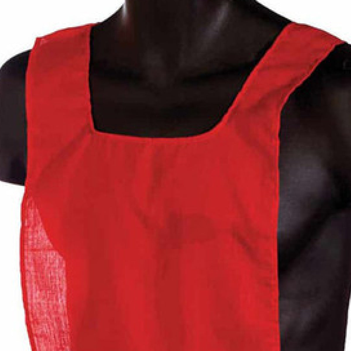 Dossard adulte rouge, vue 2