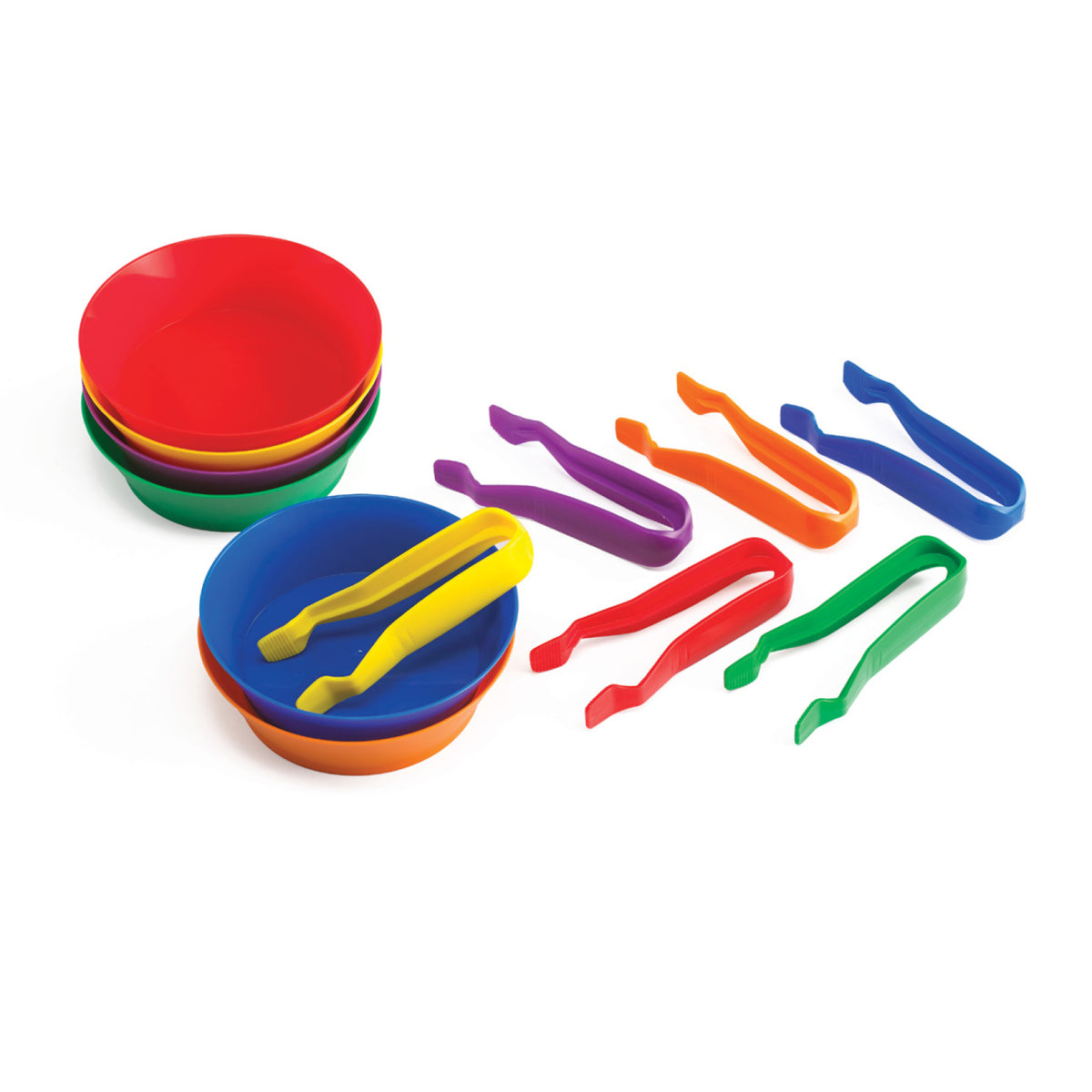 Ensemble de bols de tri et pinces, EDXeducation