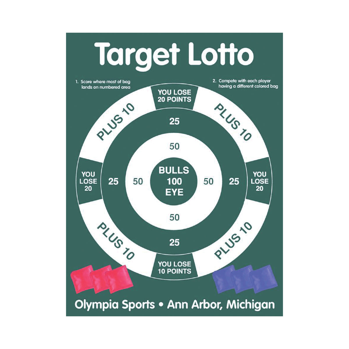 Jeu de poches cible Lotto