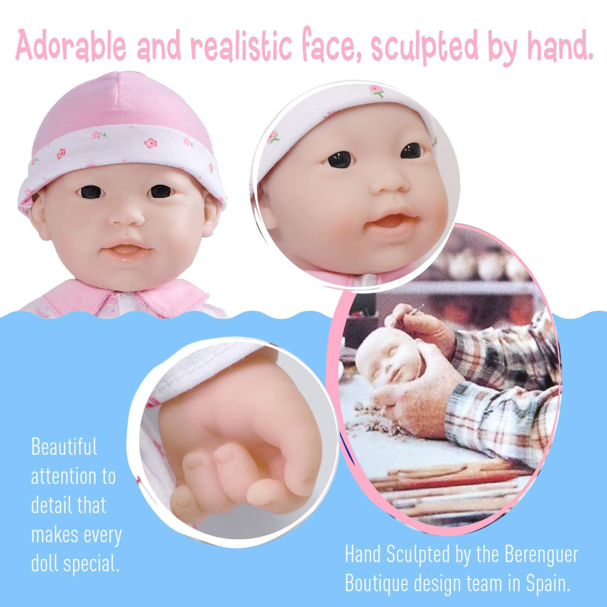 Poupée Berenguer LaBaby asiatique, vue 4