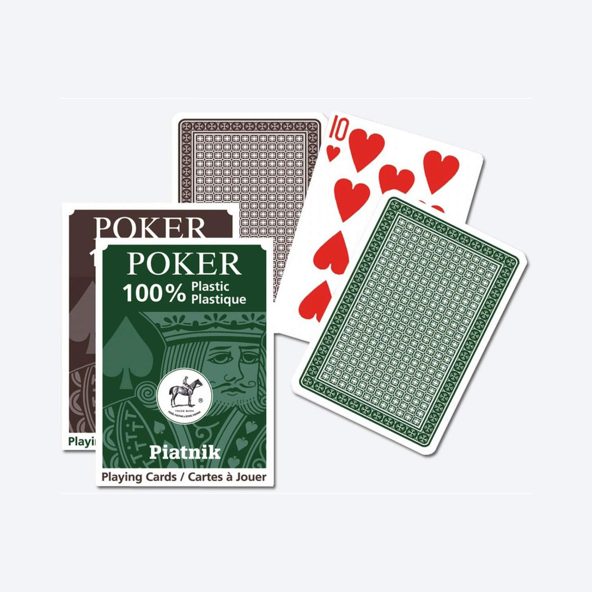 Jeu de cartes 100 % plastique, Piatnik