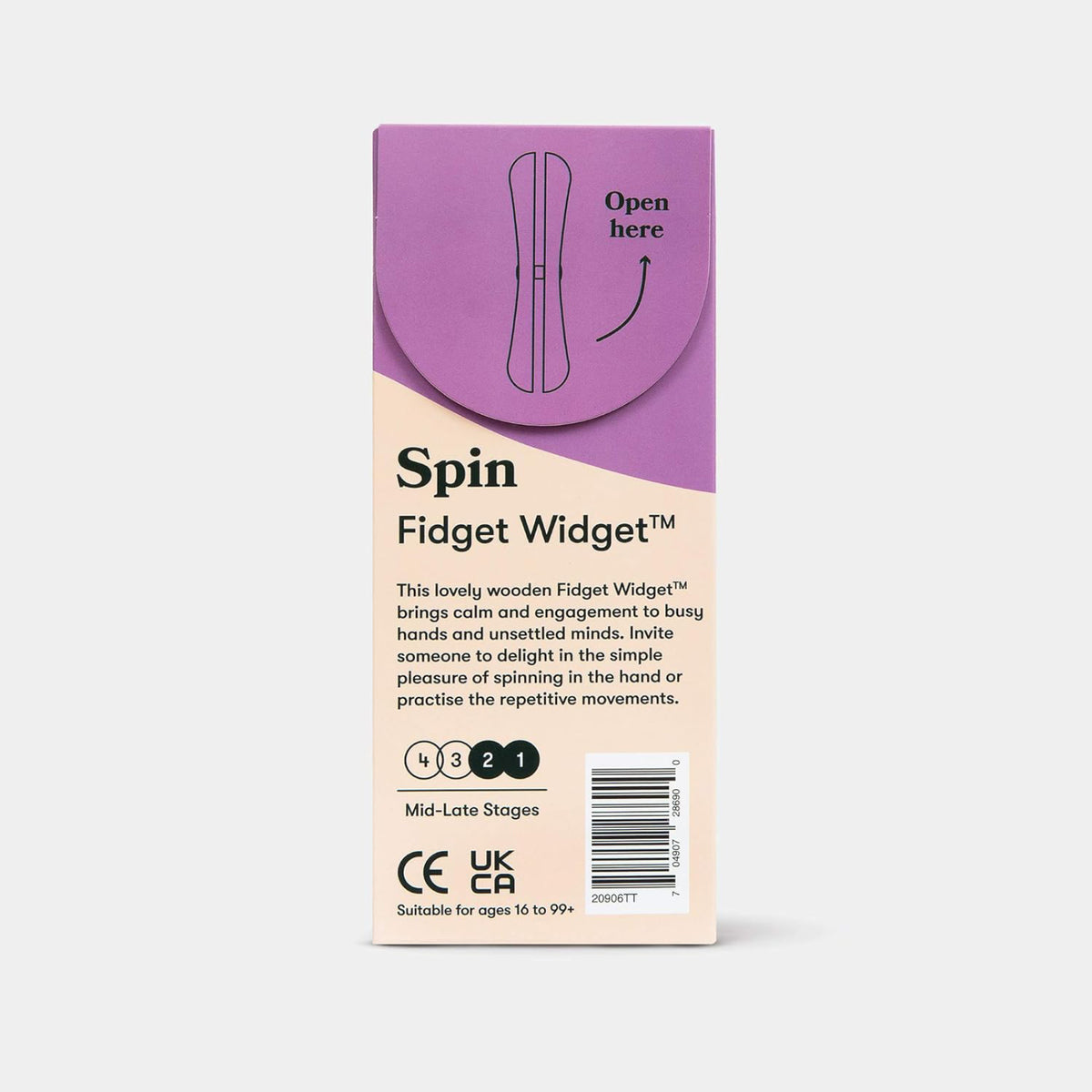 Fidget en bois Pivoter, vue 6