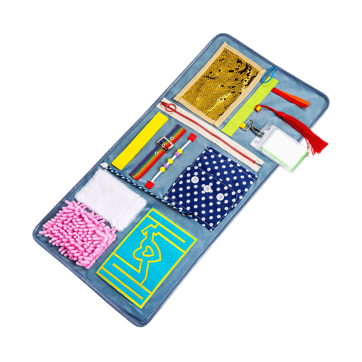 Tapis d'activités de motricité fine 30 x 60 cm, Assistex
