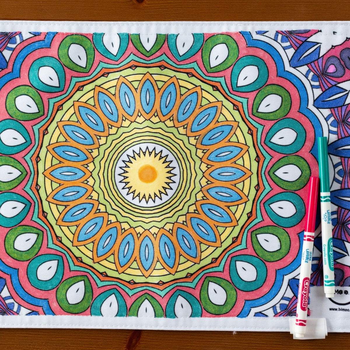 Napperon mandala à colorier 18 x 12 po, Roylco