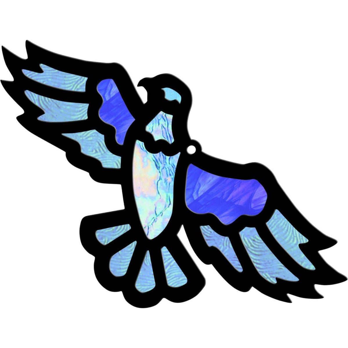Vitrail oiseaux et papillons, vue 5