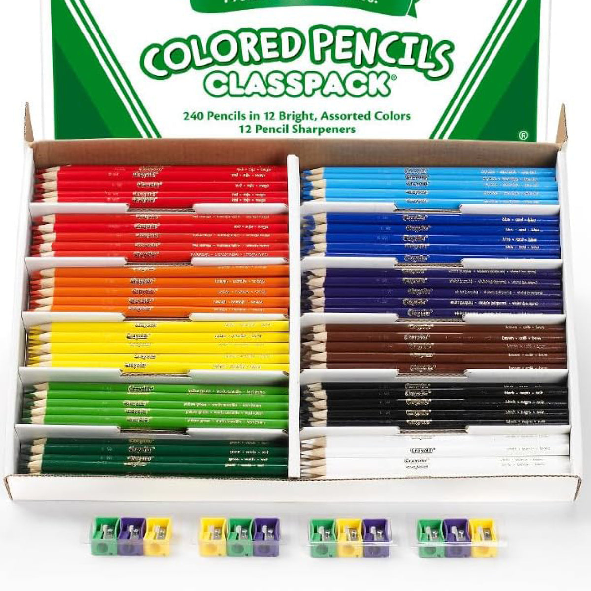 Crayons de bois économiques, vue 2