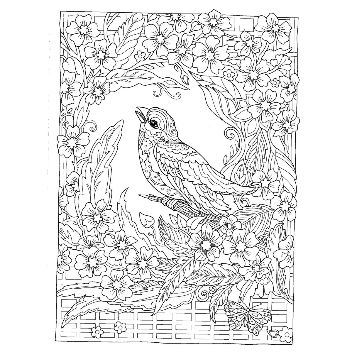 Cahier Oiseaux et fleurs, vue 2