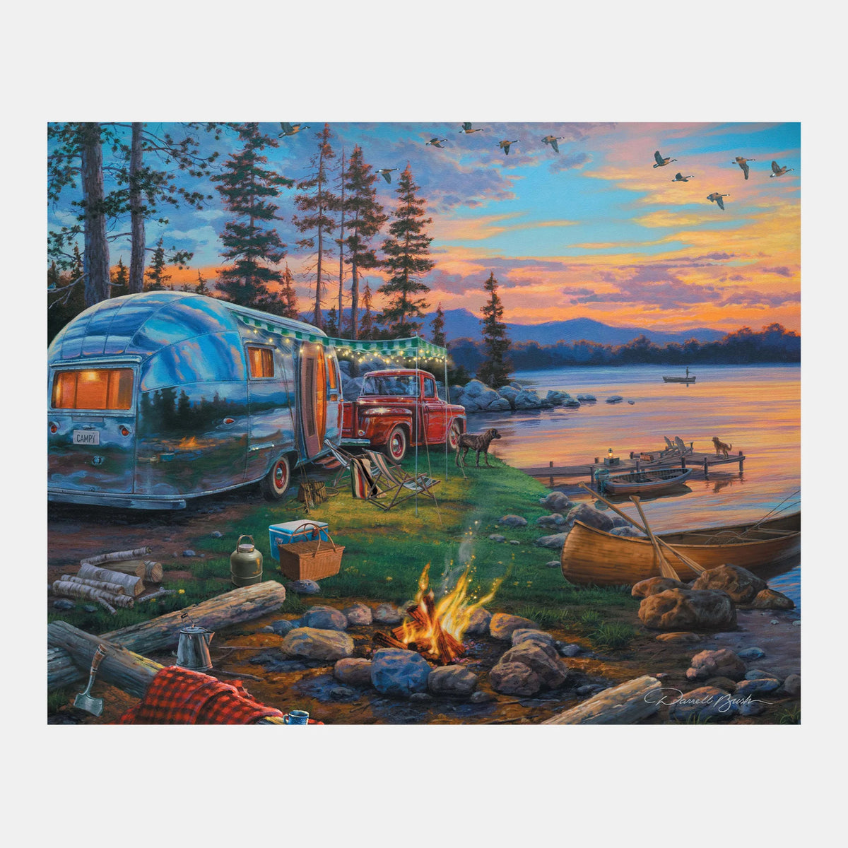 Casse-tête Camping sauvage, vue 3