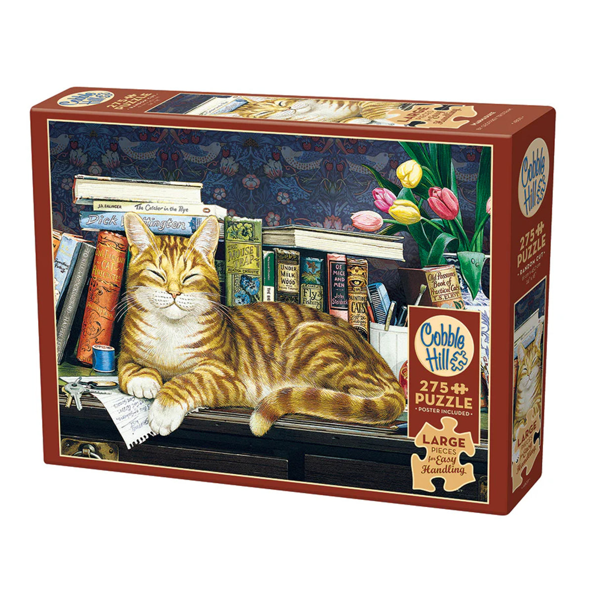 Casse-tête Chat de bibliothèque 275 morceaux, Cobble Hill
