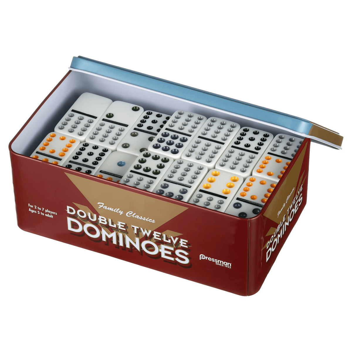 Dominos double 12, vue 3