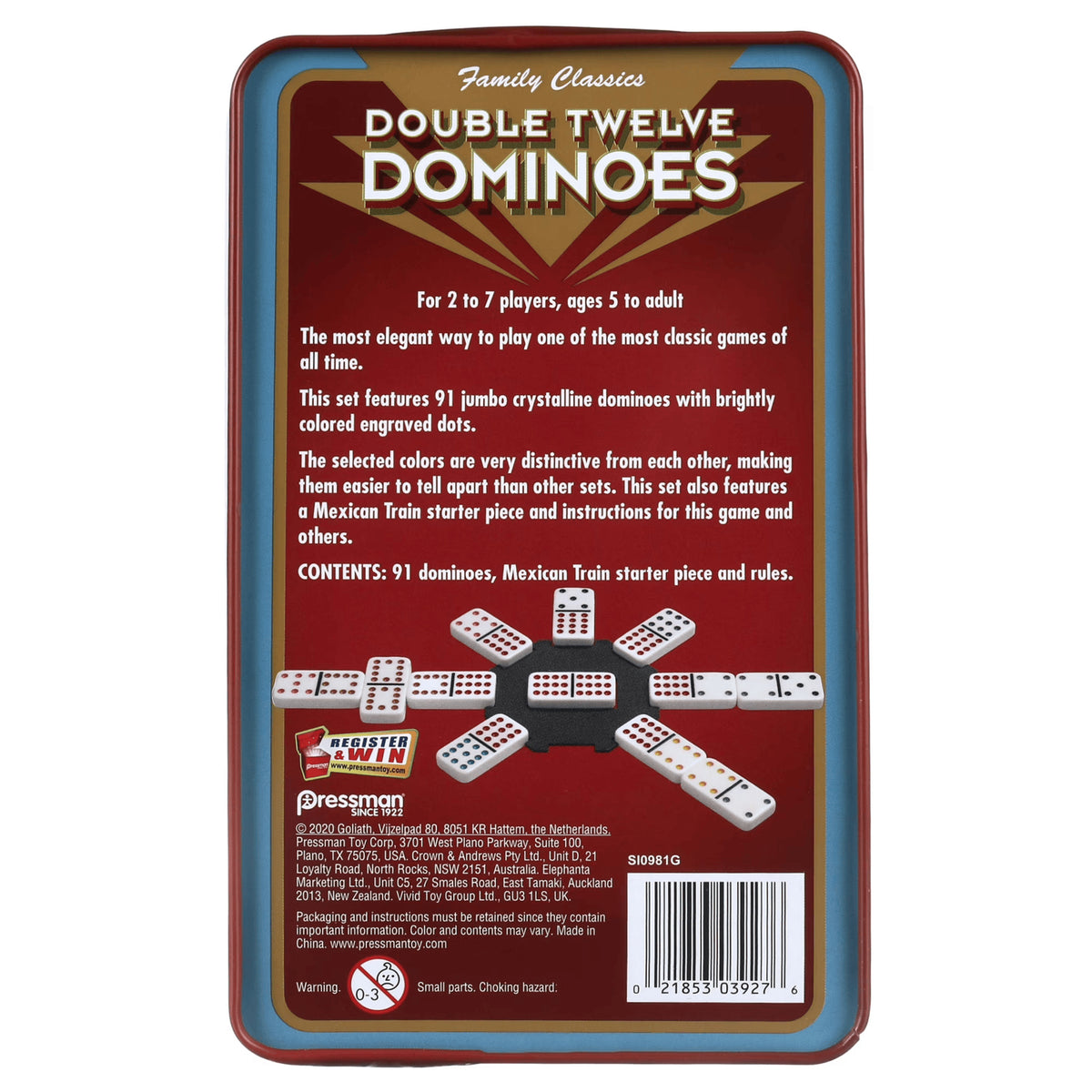 Dominos double 12, vue 5