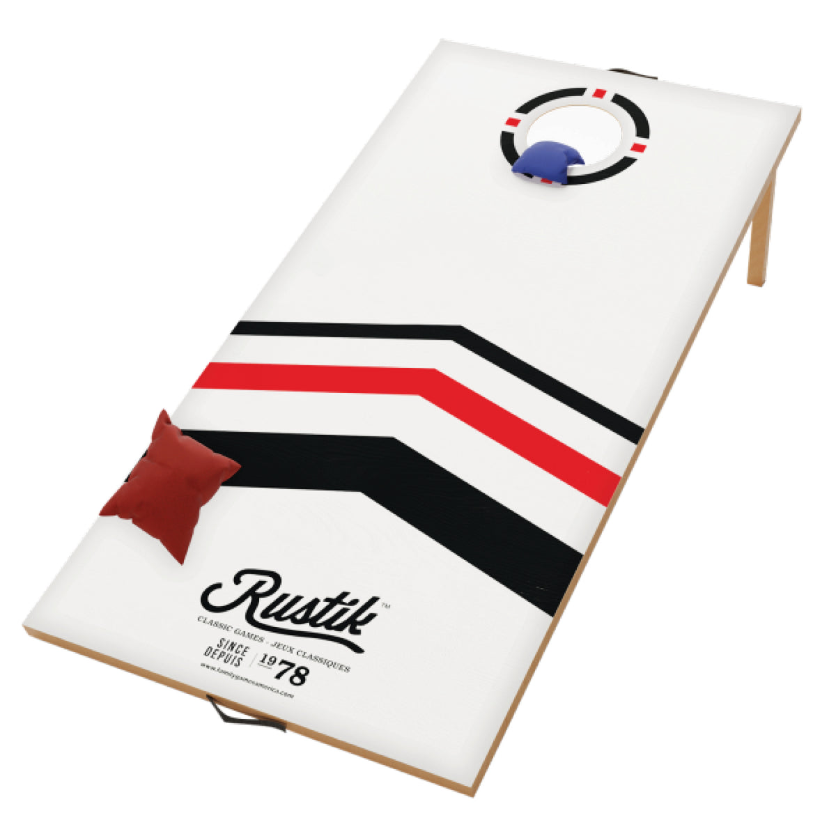 Jeu de poches Cornhole pliable, vue 2