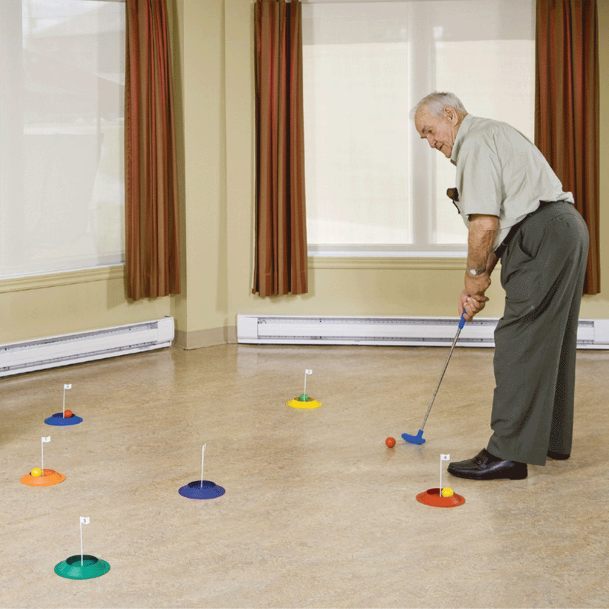 Ensemble de golf miniature, vue 2
