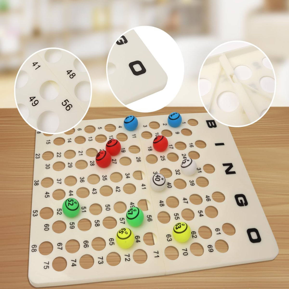 Plateau de vérification de bingo, vue 2