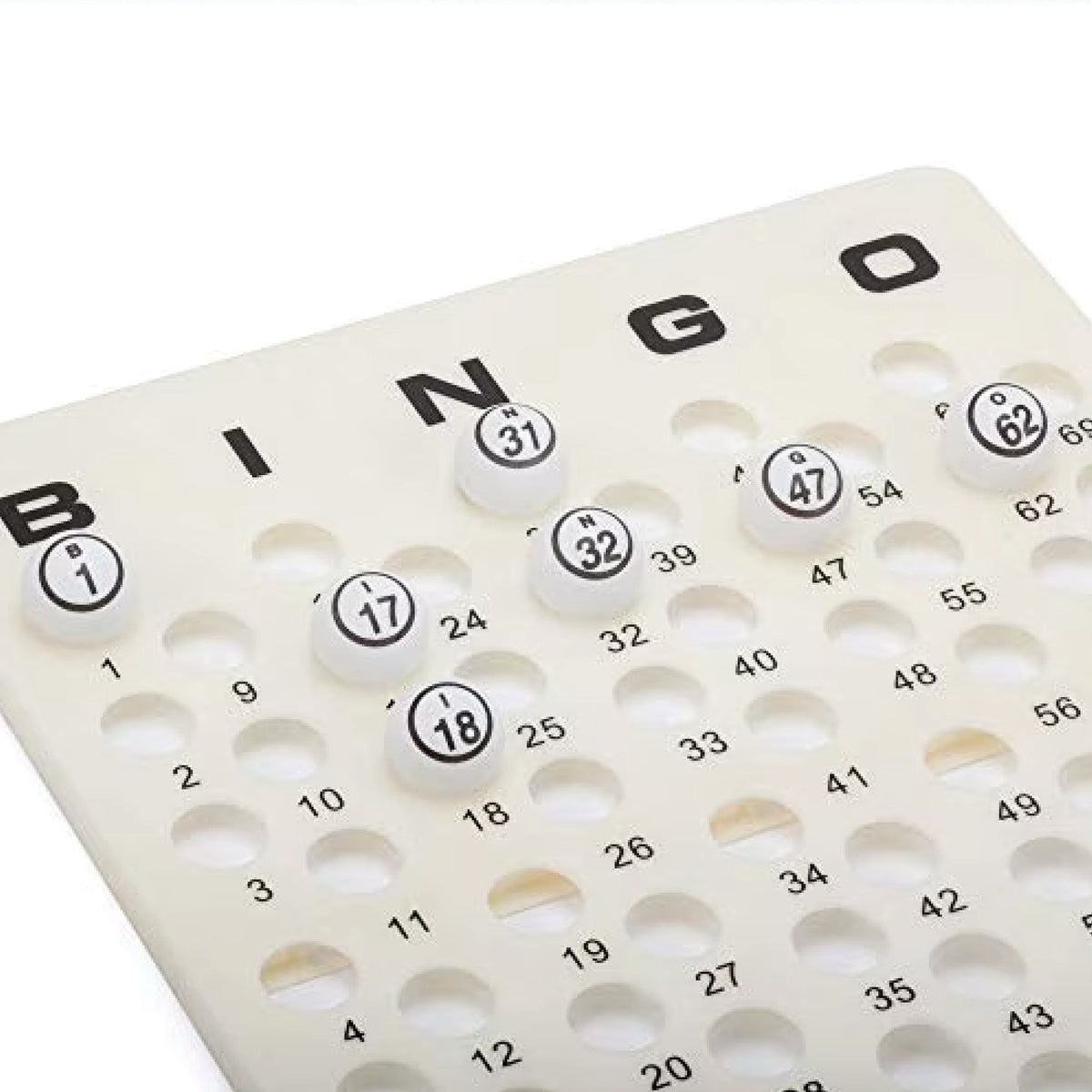 Plateau de vérification de bingo, vue 3