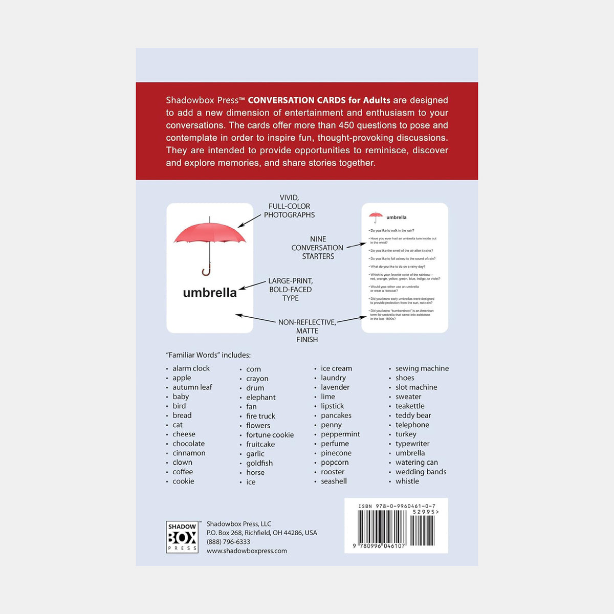 Conversation Cards for Adults Vol. 1, vue 2