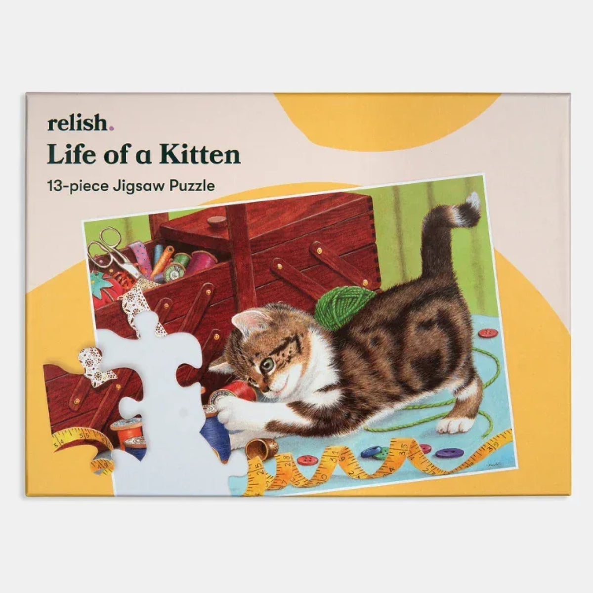 Casse-tête adapté Chat 13 morceaux, Relish