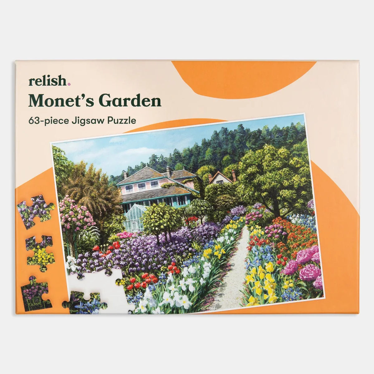 Casse-tête adapté Jardin de Monet 63 morceaux, Relish