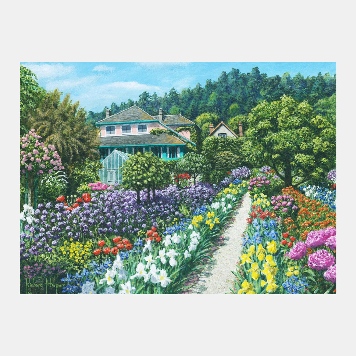 Casse-tête adapté Jardin de Monet, vue 3