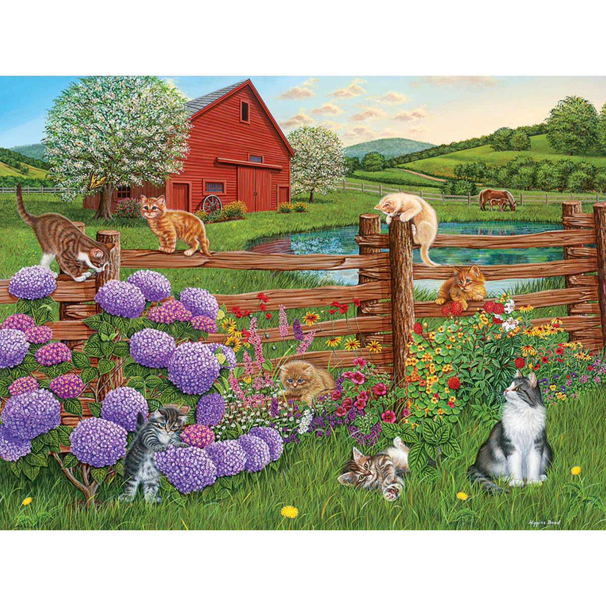 Casse-tête Chats de ferme, vue 3