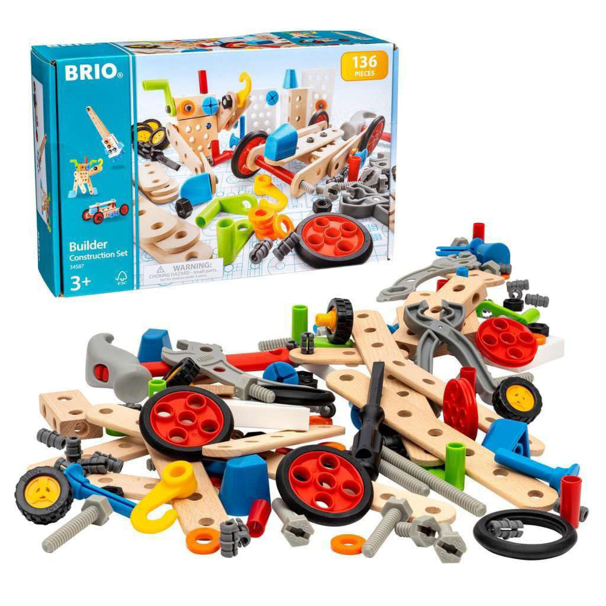 Coffret créatif Builder 136 morceaux, Brio