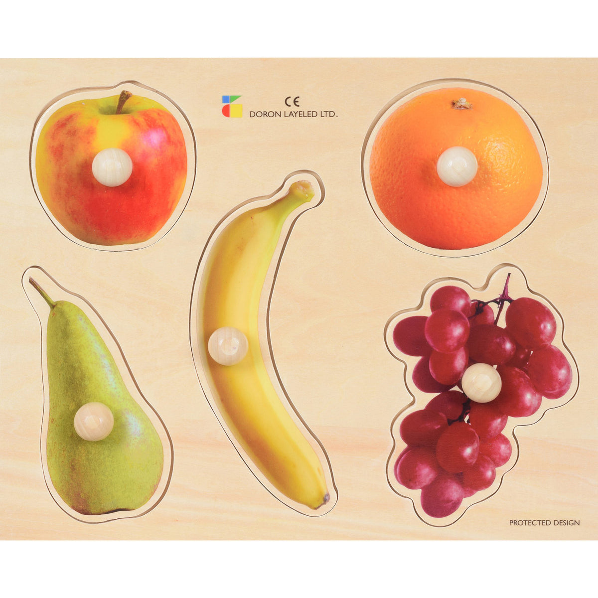 Casse-tête à gros boutons Fruits, vue 2