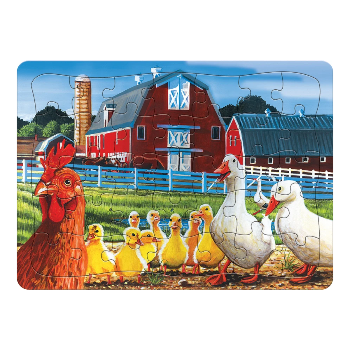 Casse-tête Canards à la ferme 35 morceaux, Cobble Hill