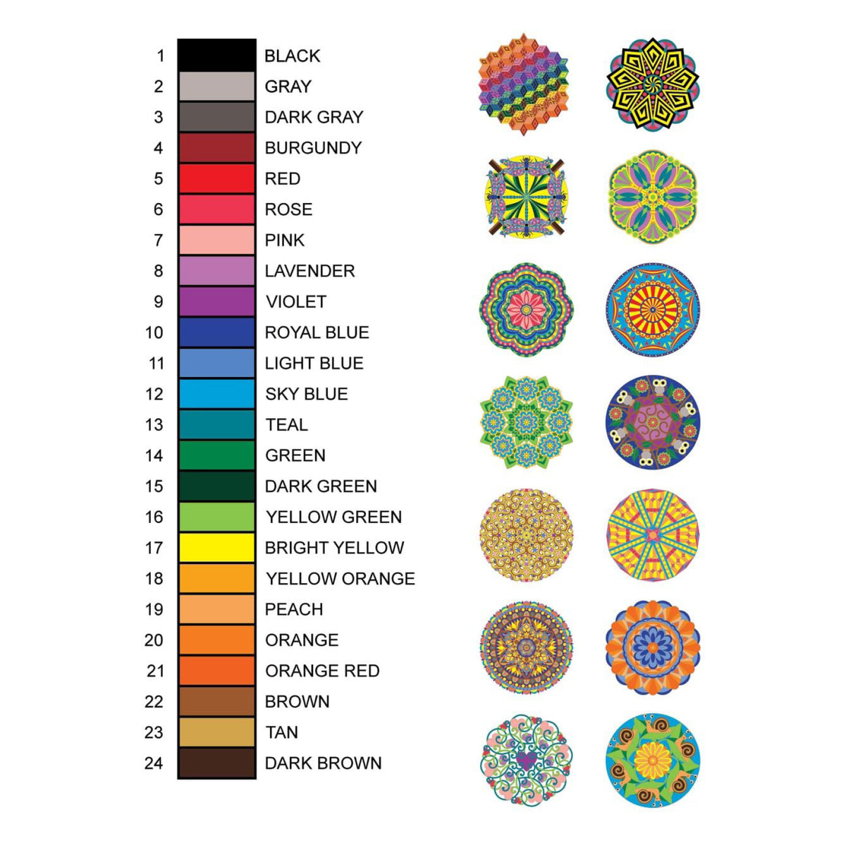 Cahier Mandalas, vue 7