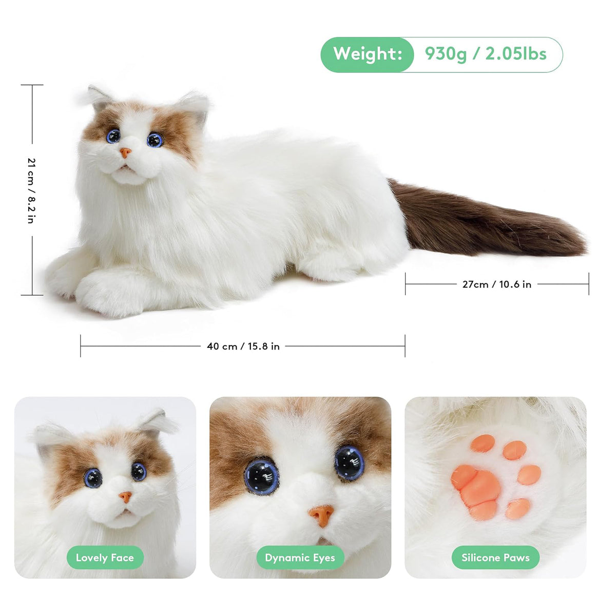 Chat robotique Ragdoll, vue 4