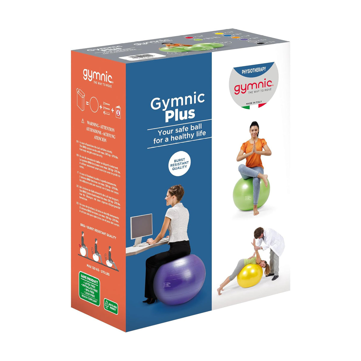 Ballon d'exercice Gymnic Plus 45 cm