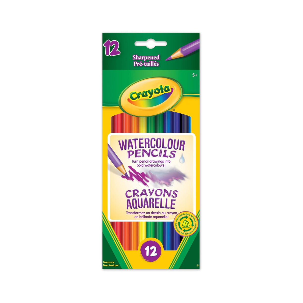 Crayons aquarelles (12), Crayola