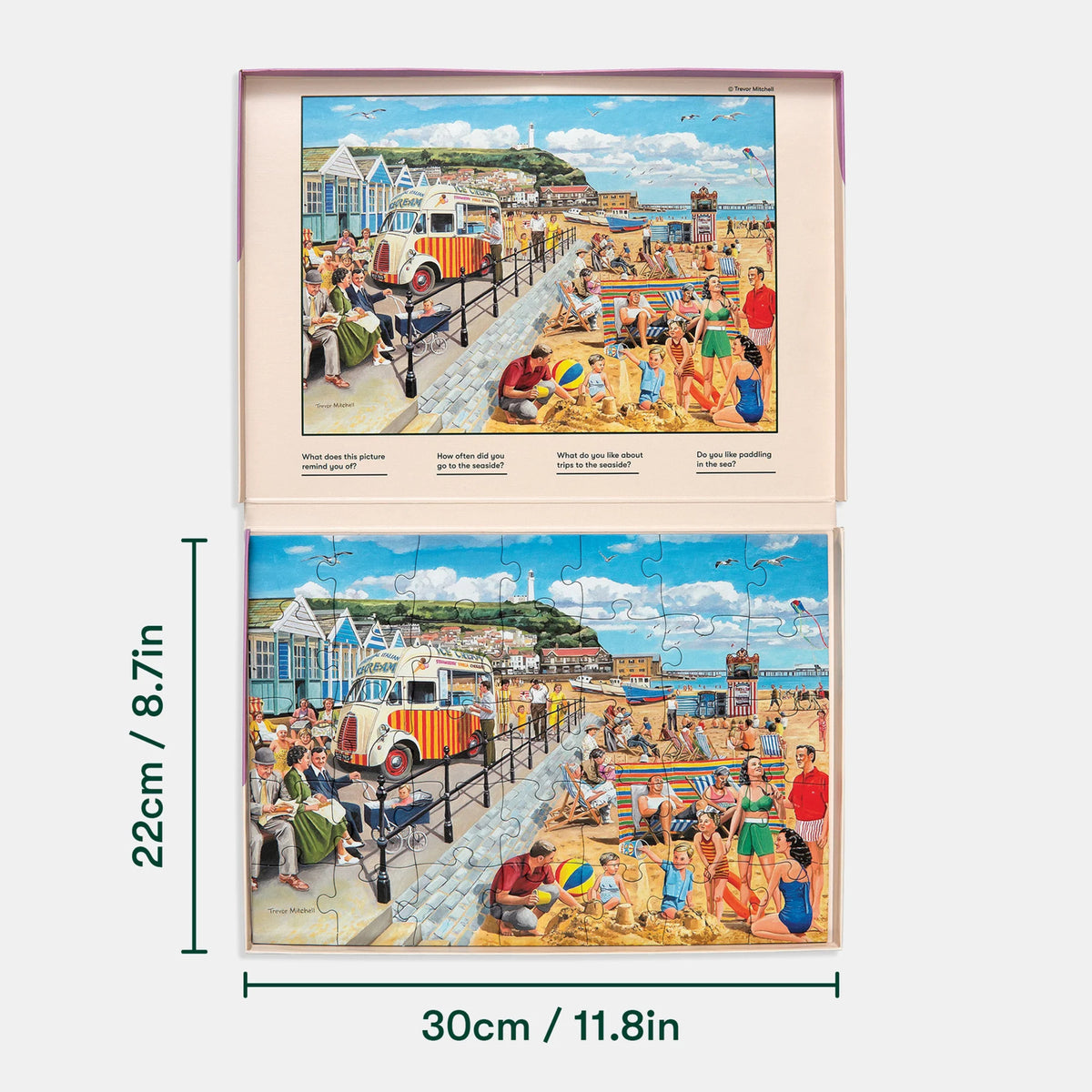 Casse-tête adapté Nostalgie à la plage, vue 4