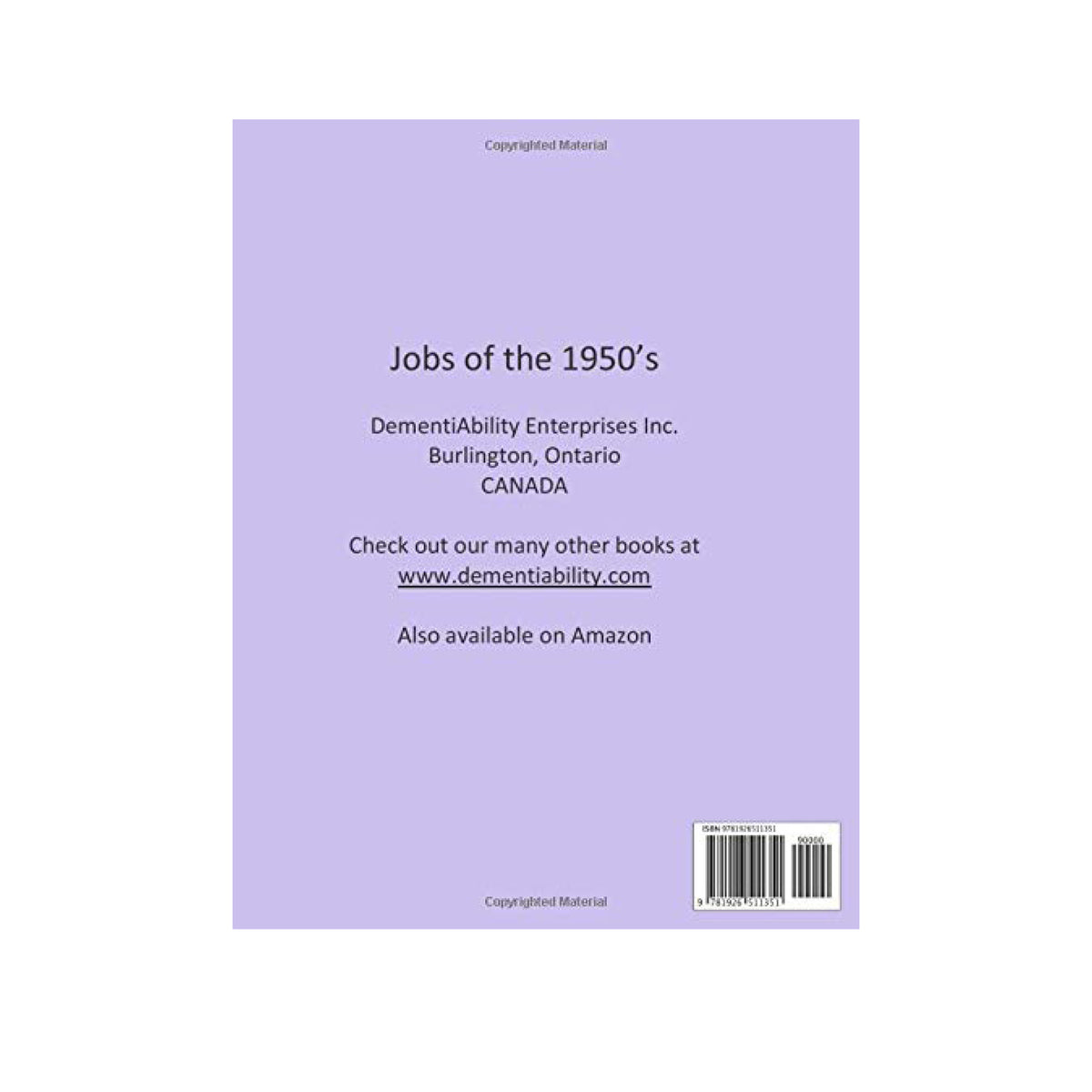 Jobs of the 1950's, vue 2