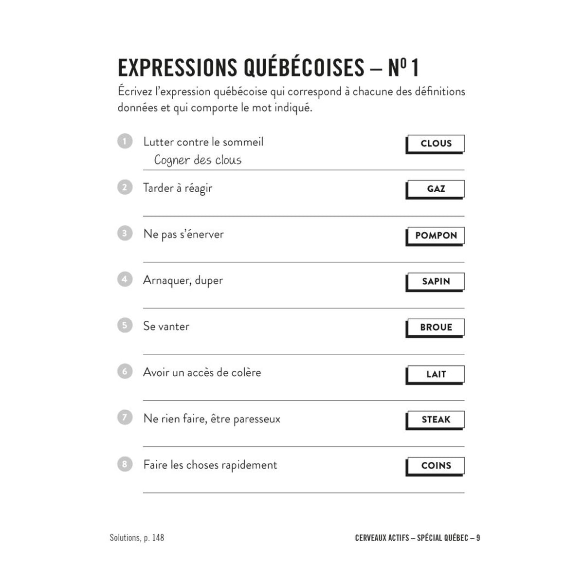 Cerveaux actifs Spécial Québec, vue 2