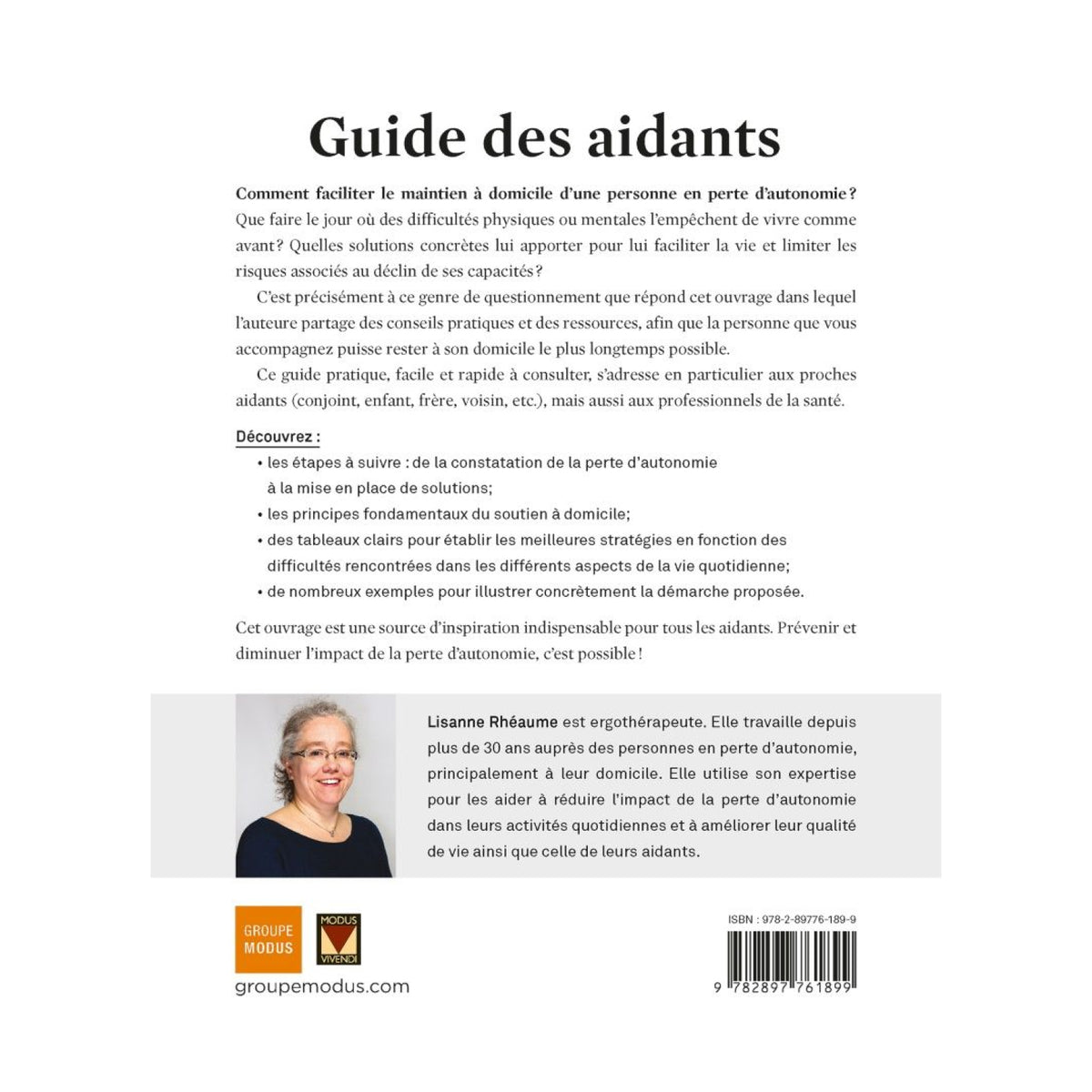 Guide des aidants, vue 2