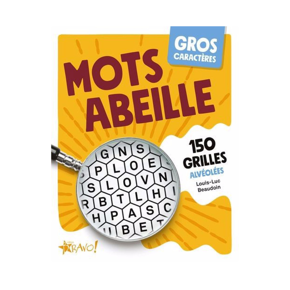Cahier Mots abeilles en gros caractères, Éditions Bravo!