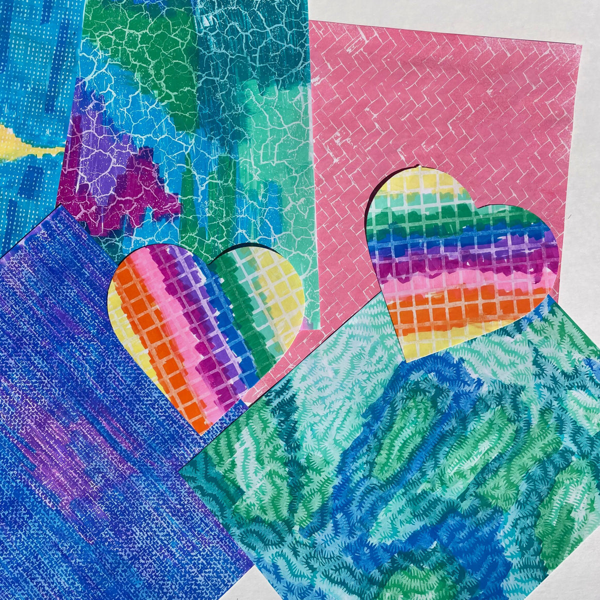 Papier texturé surprise, vue 2