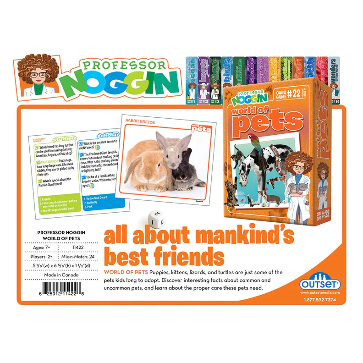 Prof. Noggin's Pets, vue 2