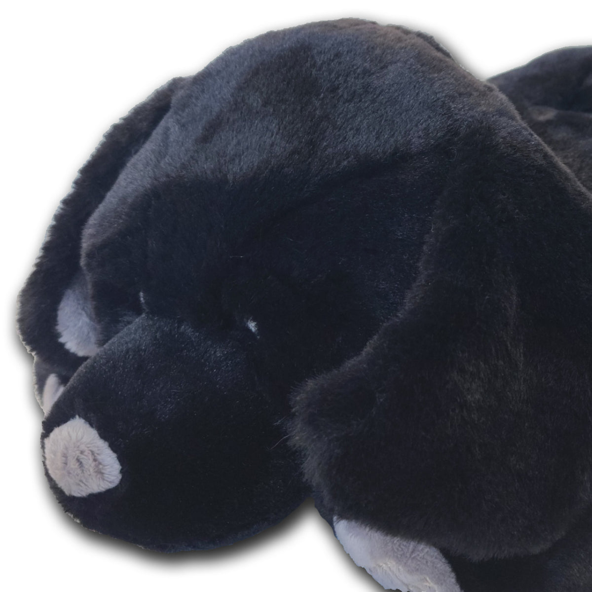 Peluche chauffante labrador noir, vue 2