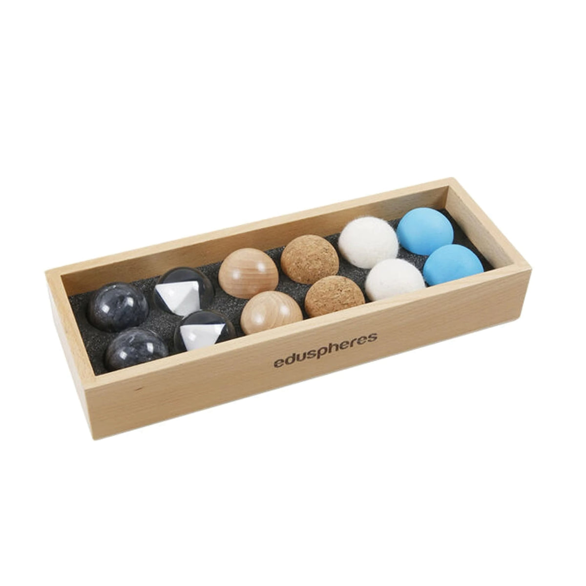 Ensemble de 12 sphères tactiles, Eduspheres