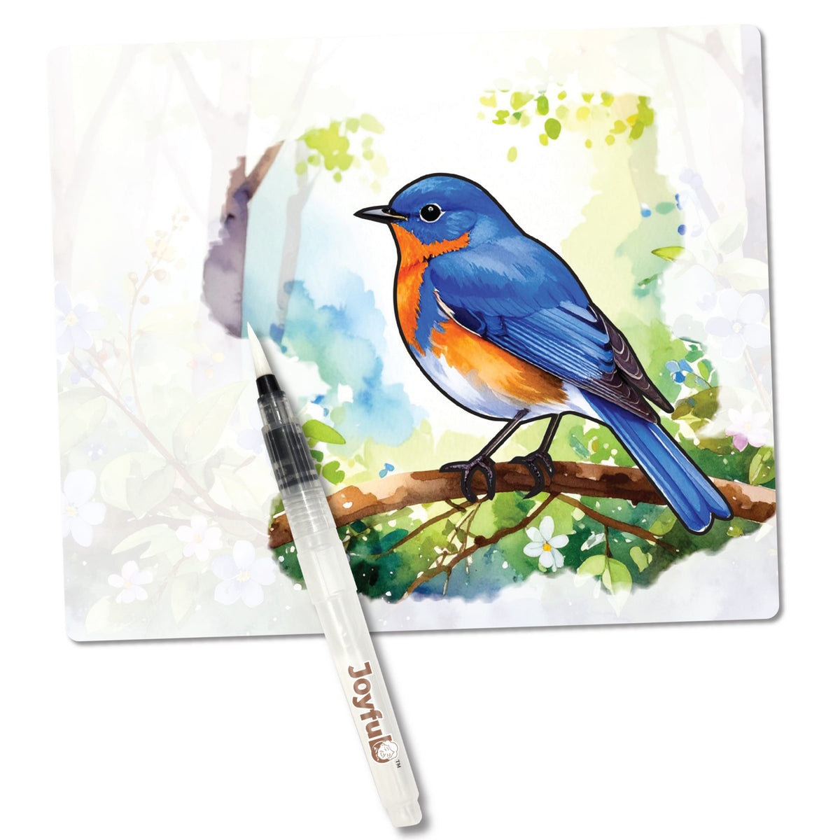 Peinture à l'eau Oiseaux sauvages, vue 2
